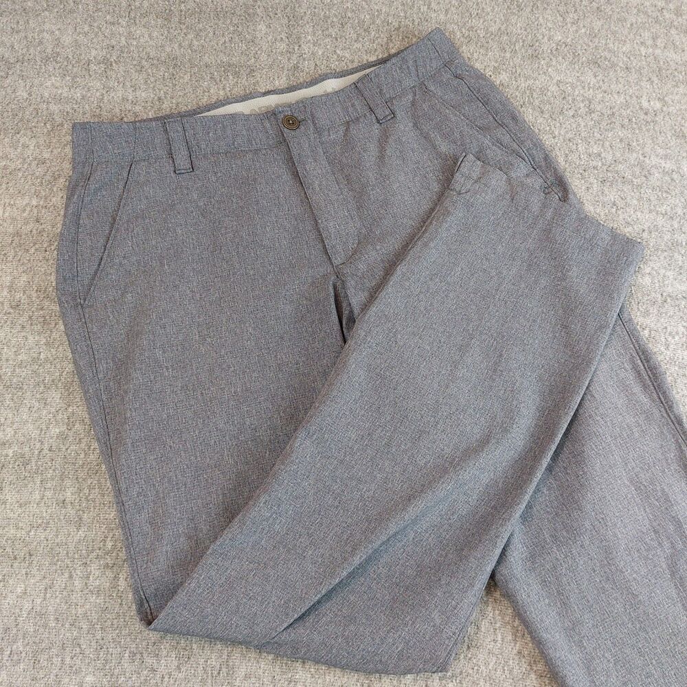 Under Armour Golf Match Play Pants Men's 36x34 (Fit 34x33) Pitch Gray